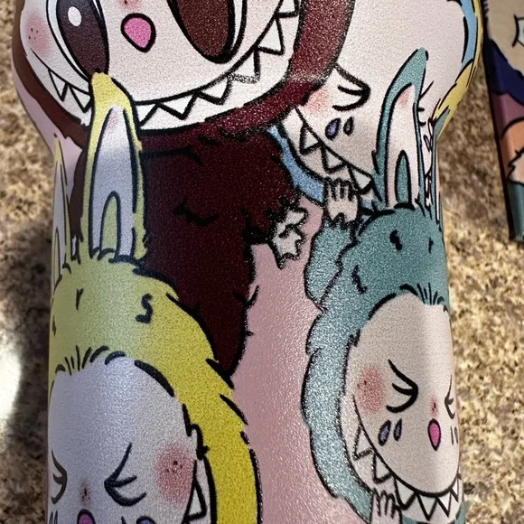 Stanley Quencher H2.0 Tumbler  Labubu with Pink and Cream Design - Picture 6 of 11